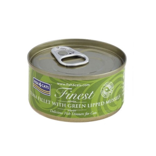 FISH4CATS FINEST Tuńczyk z omułkiem zielonowargowym - karma mokra dla kotów - 70  g.jpg