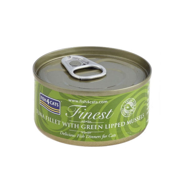 FISH4CATS FINEST Tuńczyk z omułkiem zielonowargowym - karma mokra dla kotów - 70  g.jpg