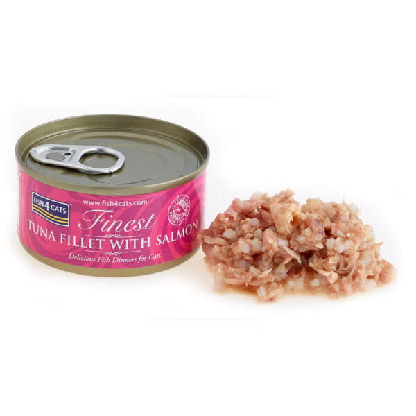 FISH4CATS FINEST Tuńczyk z łososiem  - karma mokra dla kotów - 70 g - 1.jpg