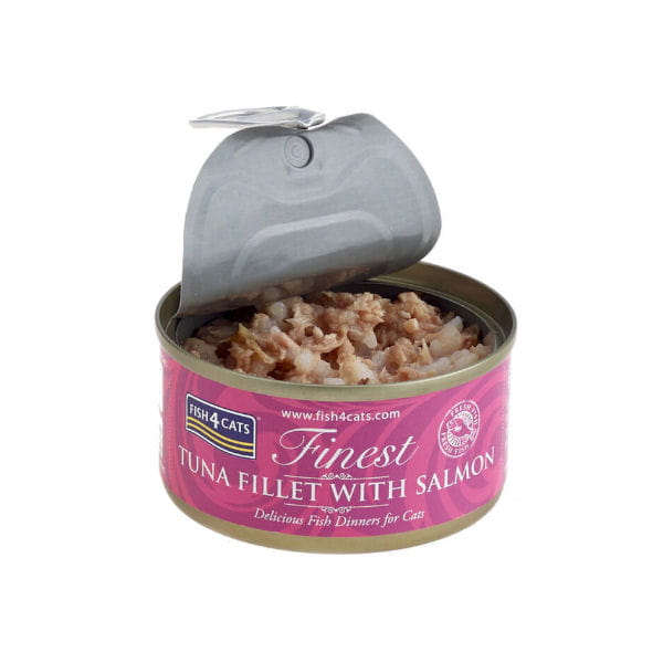 FISH4CATS FINEST Tuńczyk z łososiem  - karma mokra dla kotów - 70 g - 2.jpg