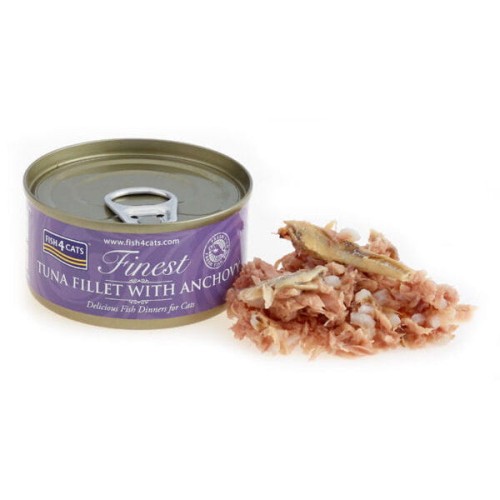 FISH4CATS FINEST Tuńczyk z anchois - karma mokra dla kotów - 70 g -1.jpg