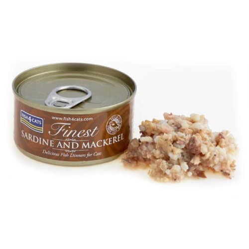FISH4CATS FINEST Sardynka z makrelą - karma mokra dla kotów - 70 g - 1.jpg