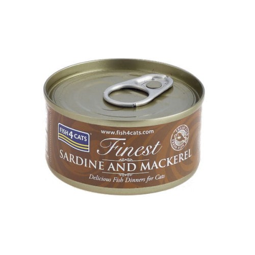 FISH4CATS FINEST Sardynka z makrelą - karma mokra dla kotów - 70 g.jpg