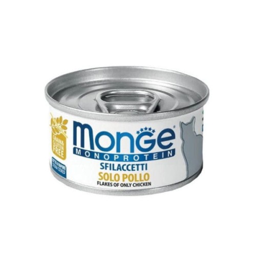 MONGE MONOPROTEIN CHICKEN Kompletna karma monoproteinowa z kurczakiem dla kotów - 80 g.jpg