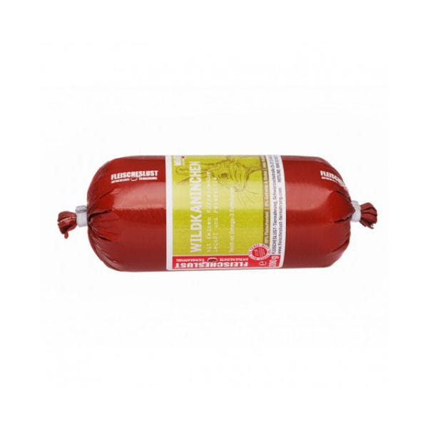 MEATLOVE CLASSIC RANGE WILD RABBIT Karma mokra z dzikim królikiem, ziemniakami i rumiankiem dla psów - 200 g.jpg