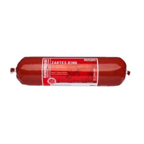 MEATLOVE CLASSIC RANGE TENDER BEEF Karma mokra z wołowiną, marchewką i dziką różą dla psów - 800 g.jpg