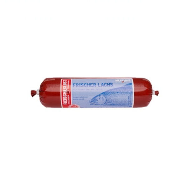 MEATLOVE CLASSIC RANGE FRESH SALMON Karma mokra z świeżym łososiem,  wołowiną i spiruliną i kokosem dla psów -  400 g.jpg