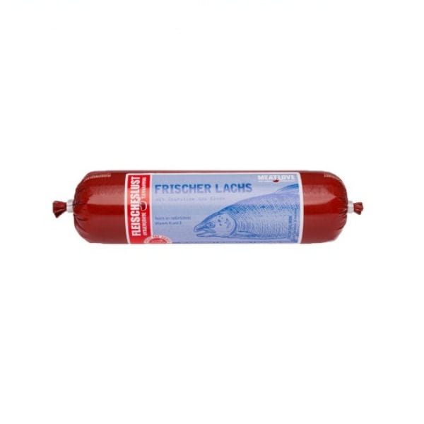 MEATLOVE CLASSIC RANGE FRESH SALMON Karma mokra z świeżym łososiem,  wołowiną i spiruliną i kokosem dla psów -  800 g.jpg