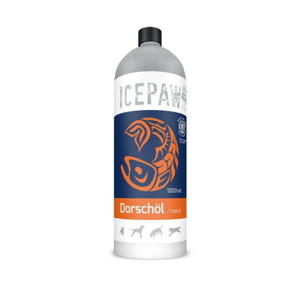 ICEPAW HIGH PREMIUM Dorsch Oil Olej z dorsza dla psów -  1 l.jpg