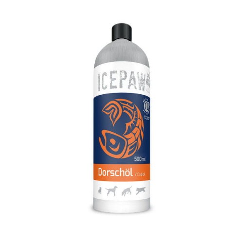 ICEPAW HIGH PREMIUM Dorsch Oil Olej z dorsza dla psów -  500 ml.jpg