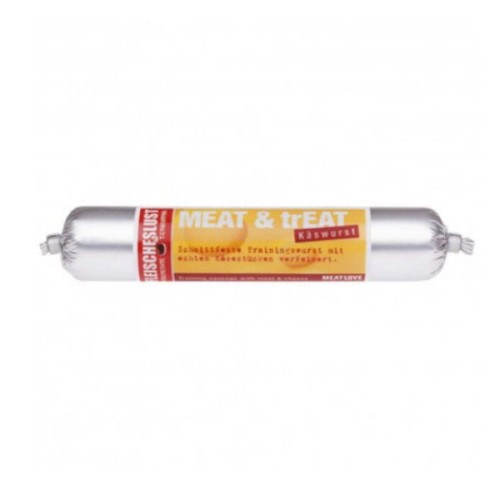 MEATLOVE STEAKHOUSE MEAT &amp; TREAT CHEESE SAUSAGE Przysmak z indyka, wołowiny i sera dla psów - 80 g.jpg