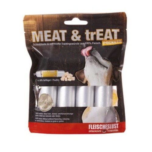 MEATLOVE STEAKHOUSE MEAT &amp; TREAT POULTRY Przysmaki drobiowe dla psów -  40g x 4 szt..jpg