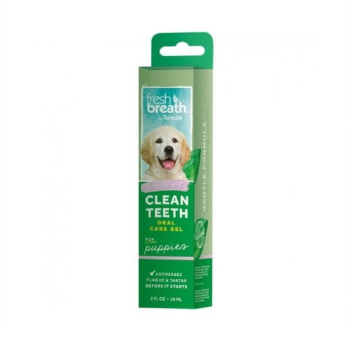TROPICLEAN CLEAN TEETH ORAL CARE GEL FOR PUPPIES Żel do higieny jamy ustnej szczeniąt - 59 ml.jpg
