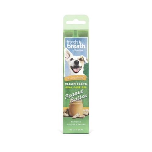 TROPICLEAN CLEEN TEETH  ORAL CARE GEL PEANUT BUTTER Żel o smaku masła orzechowego do higieny jamy ustnej psów - 59 ml.jpg