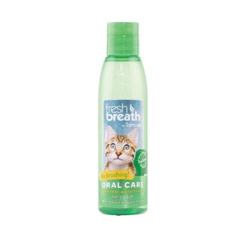 TROPICLEAN FRESH BREATH ORAL CARE WATER ADDITIVE FOR CATS Dodatek do wody dla higieny jamy ustnej kotów -  różna pojemność.jpg