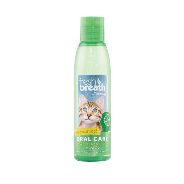 TROPICLEAN FRESH BREATH ORAL CARE WATER ADDITIVE FOR CATS Dodatek do wody dla higieny jamy ustnej kotów -  różna pojemność.jpg