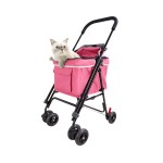 IBIYAYA Wózek ASTRO GO dla psów lub kotów - kolor różowy