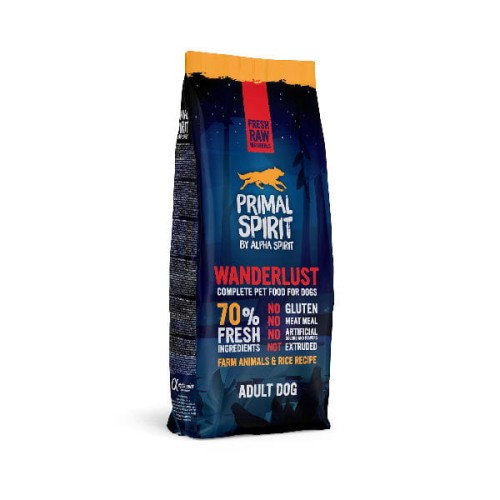 PRIMAL SPIRIT WANDERLUST Karma pełnoporcjowa sucha z kurczakiem i rybami dla psów - 12  kg.jpg