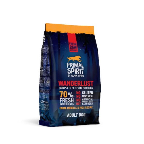 PRIMAL SPIRIT WANDERLUST Karma pełnoporcjowa sucha z kurczakiem i rybami dla psów - 1 kg.jpg