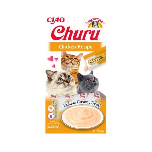 CHURU Przysmaki kremowe z kurczakiem dla kotów - 56 g
