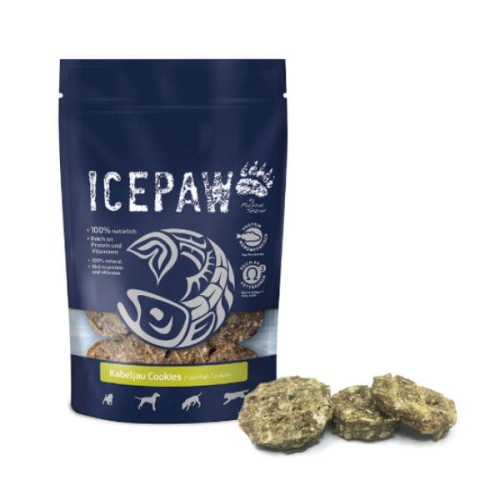 ICEPAW KABELJAU COOKIES Ciasteczka z  dorsza dla psów - 100 g.jpg