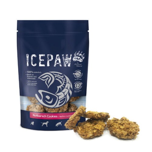 ICEPAW ROTBARSCH COOKIES Ciasteczka z karmazyna dla psów - 100 g.jpg