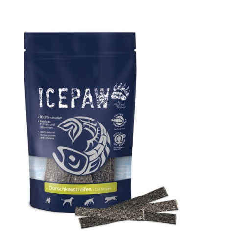 ICEPAW DORSCHKAUSTREIFEN Paski z suszonego dorsza - 120 g.jpg