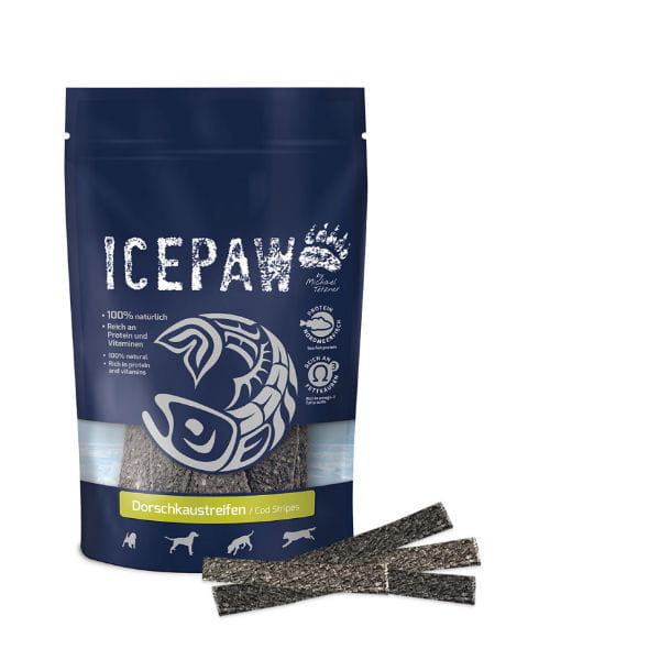 ICEPAW DORSCHKAUSTREIFEN Paski z suszonego dorsza - 120 g.jpg
