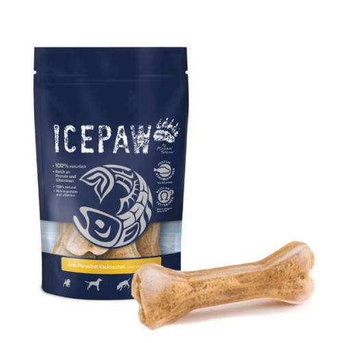 ICEPAW Anti-Parasiten Kauknochen Gryzaki przeciw pasożytom dla psów - 250 g.jpg