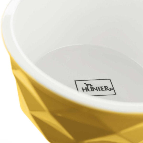 HUNTER Miseczka ceramiczna EIBY dla psa - kolor  żółty - detal.jpg