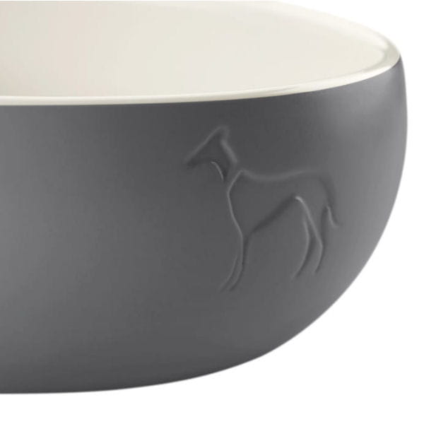 HUNTER Miska ceramiczna LUND dla psa - kolor  szary- detal.jpg