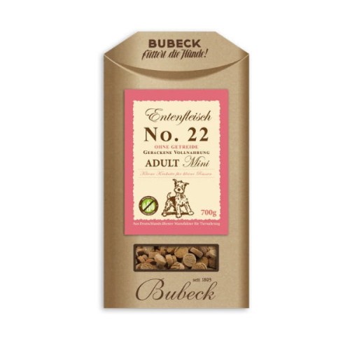 BUBECK Karma no. 22 z kaczką dla psów małych ras - 700 g.jpg