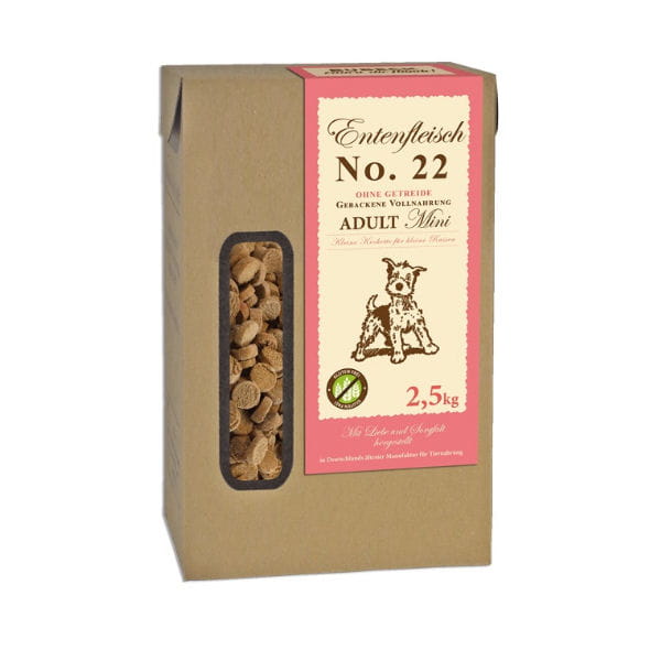 BUBECK Karma no. 22 z kaczką dla psów małych ras - 2,5 kg.jpg