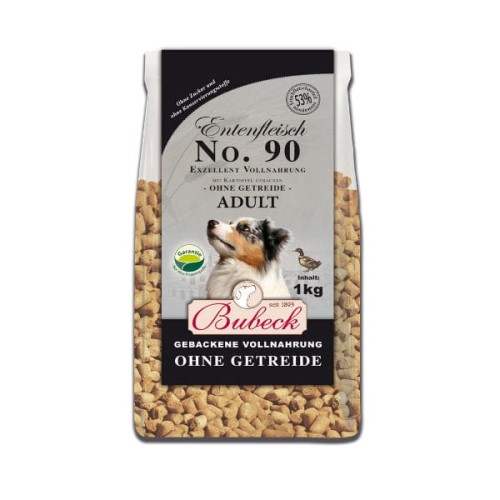 BUBECK Karma no. 90 z kaczką, ziemniakami i mąką amarantusową dla psów dorosłych wszystkich ras - 1 kg.jpg