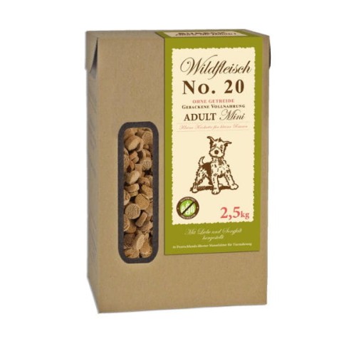 BUBECK Karma no. 20 z dziczyzną dla psów małych ras - 2,5 kg.jpg