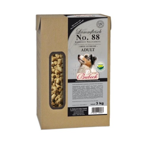 BUBECK Karma no. 88 z jagnięciną, ziemniakami i mąką amarantusową dla psów dorosłych wszystkich ras - 3 kg.jpg