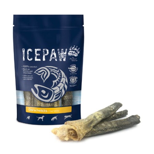ICEPAW Dorschsticks Przysmaki ze skóry dorsza - 100 g.jpg