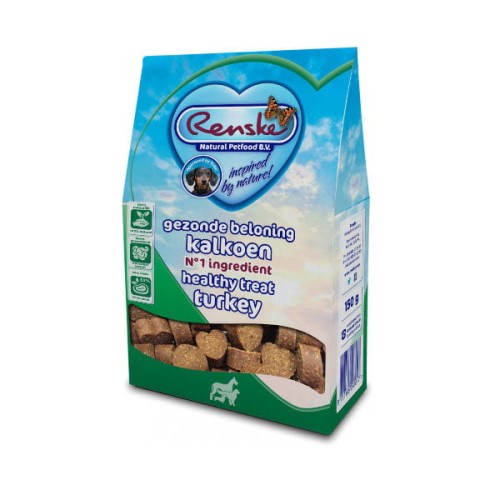 Renske Healthy Treat Ocean TURKEY Ciasteczka z indykiem dla psów - 150 g.jpg