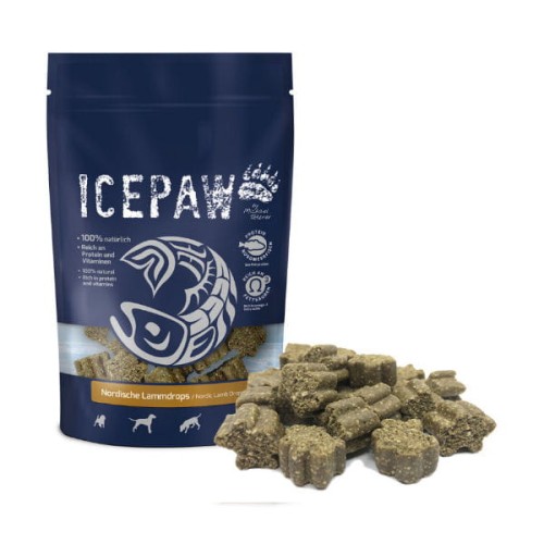 ICEPAW ICEPAW Nordische Lammdrops Przysmaki z jagnięciną dla psów - 300 g.jpg
