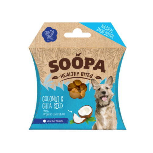SOOPA Healthy Bites Coconut &amp; Chia Seed Ciasteczka z kokosem i nasionami chia dla psa - 50 g x 2 szt..png