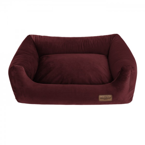RECOBED Kanapa WELUROVE dla psa - kolor bordo.png
