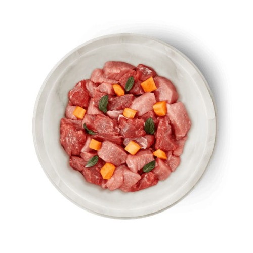 TERRA FELIS BEEF &amp; RABBIT Karma mokra z wołowiną i królikiem dla kotów - detal.jpg