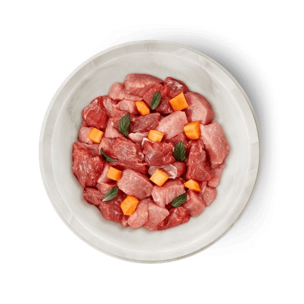 TERRA FELIS BEEF &amp; RABBIT Karma mokra z wołowiną i królikiem dla kotów - detal.jpg