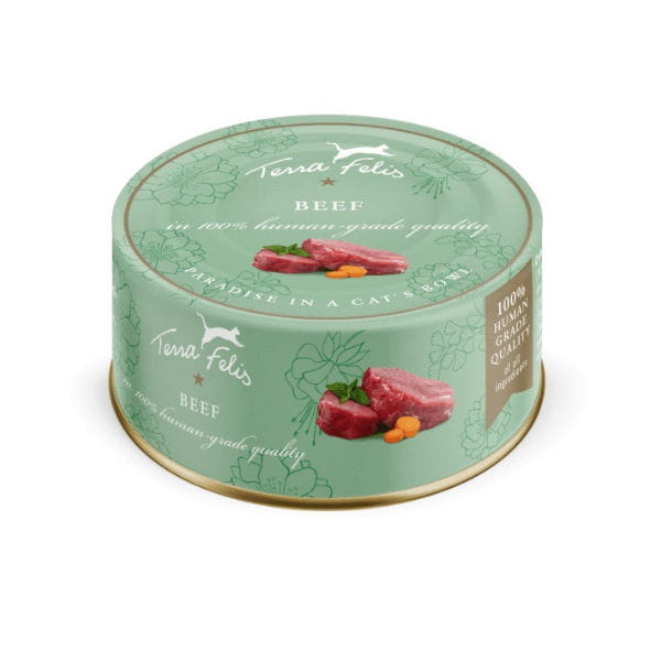 TERRA FELIS BEEF Karma mokra z wołowiną dla kotów - 80 g.jpg