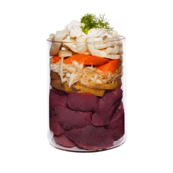 TERRA CANIS GASTROINTESTINAL Karma z cielęciną i marchewką dla psów w  diecie żołądkowo-jelitowej -  zawartość.jpg
