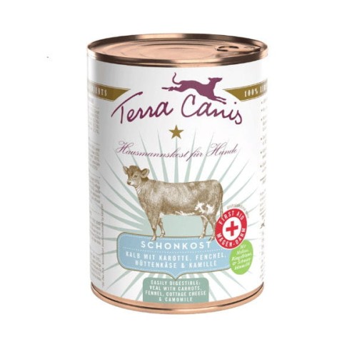 TERRA CANIS GASTROINTESTINAL Karma z cielęciną i marchewką dla psów w  diecie żołądkowo-jelitowej.jpg