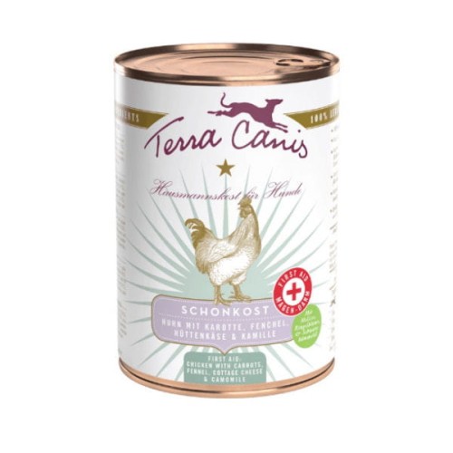 TERRA CANIS GASTROINTESTINAL Karma z kurczakiem i marchewką dla psów w diecie żołądkowo-jelitowej.jpg