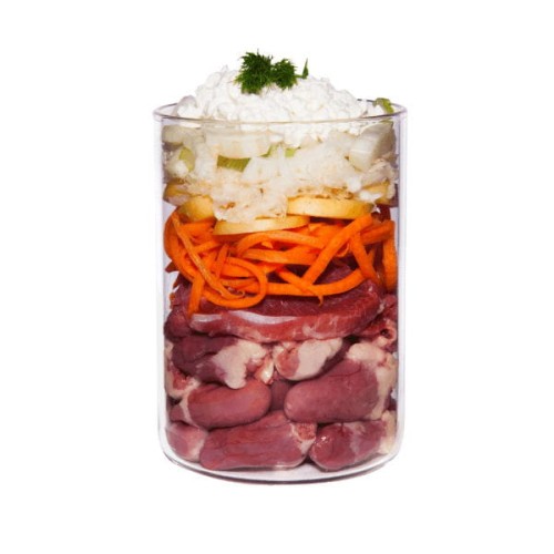 TERRA CANIS GASTROINTESTINAL Karma z kurczakiem i marchewką dla psów w diecie żołądkowo-jelitowe - zawartośćj.jpg