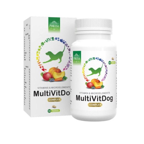 POKUSA GreenLine MultiVit Dog Complex Zestaw witamin dla psów - 120 tabletek.jpg