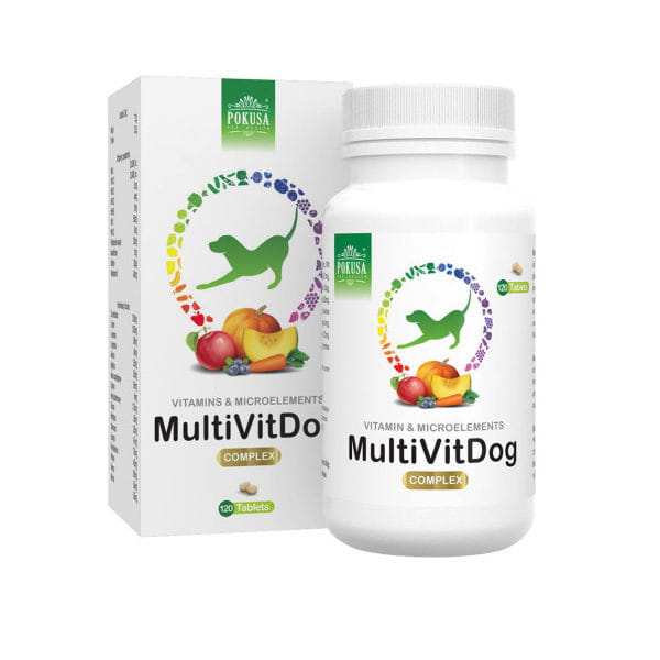 POKUSA GreenLine MultiVit Dog Complex Zestaw witamin dla psów - 120 tabletek.jpg